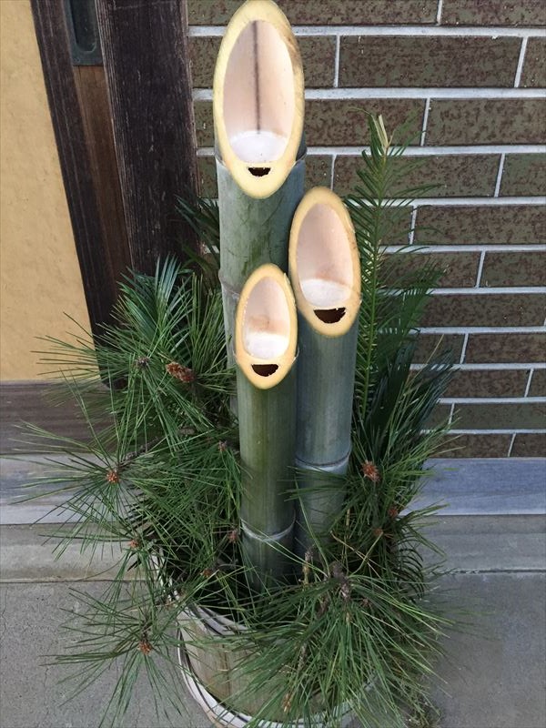 笑い竹の門松